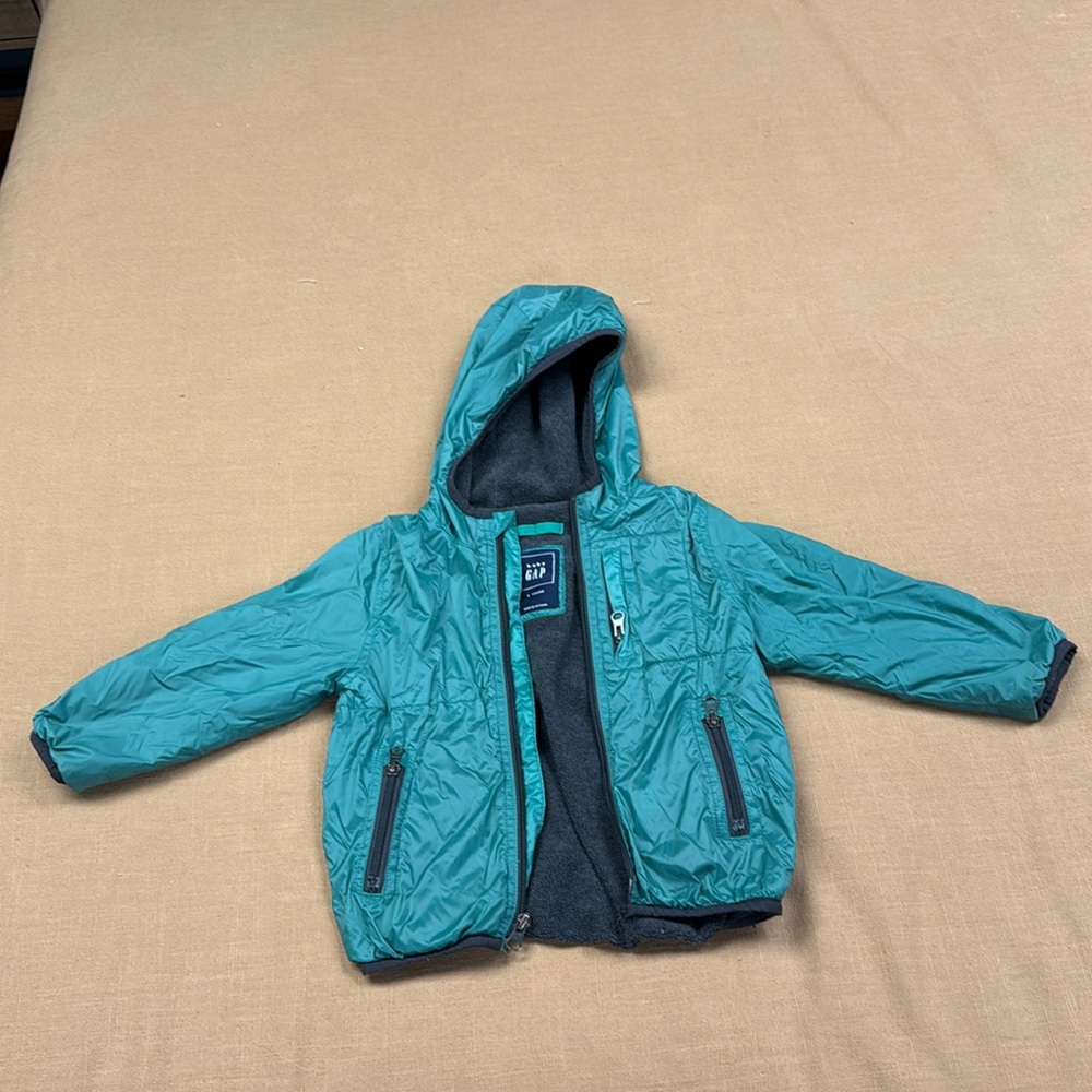 Baby gap water proof jacket, 3 years old
